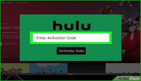 hulu activation code