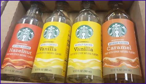 starbucks syrup flavors